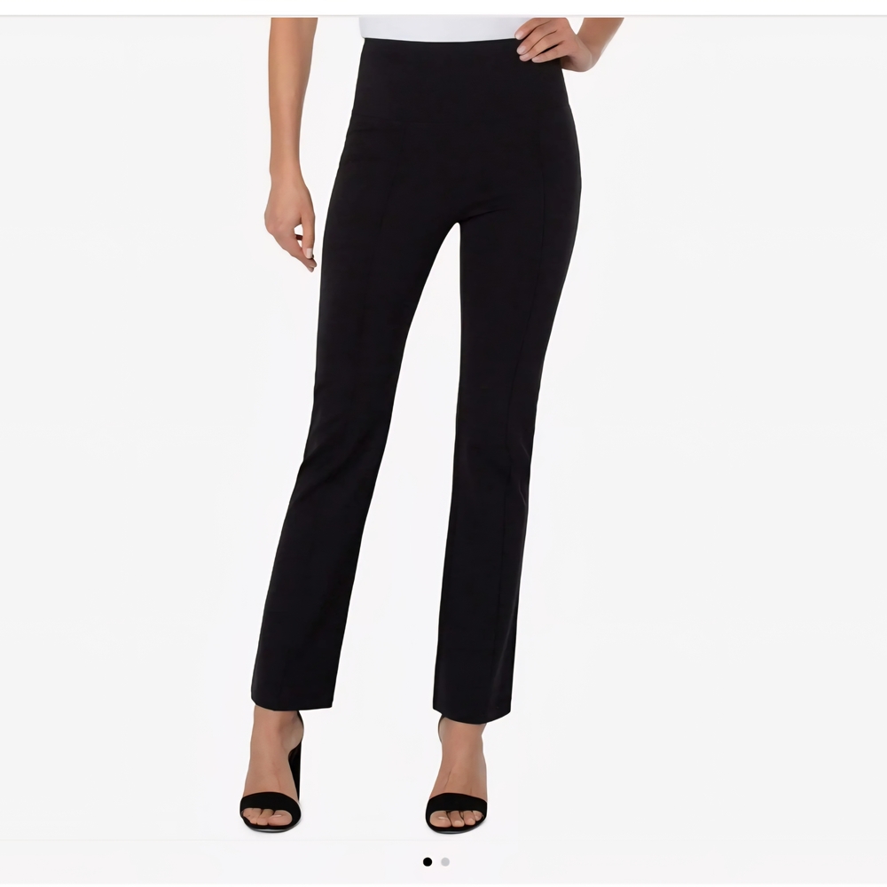 Liverpool Pearl Pull-On Knit Full-Length w/ Pin Tuck